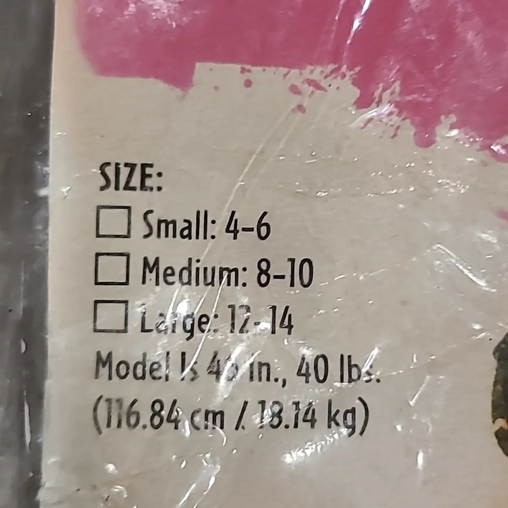 Darling Devil Costume Size Laegr 12/14